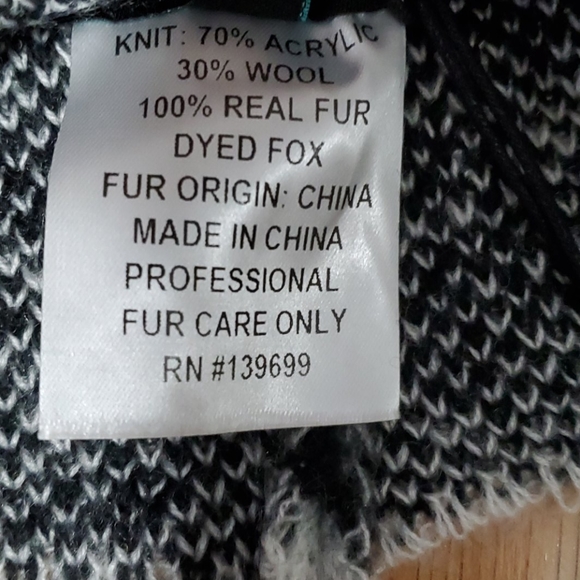 Jocelyn fur knit hat